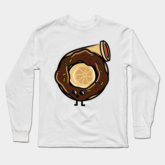 Turbo Donut 3 Long Sleeve T-Shirt by hoddynoddy